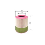 Luftfilter BOSCH FILTRY F 026 400 249