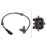 ABS-sensor HELLA 6PU 012 679-341