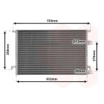 Condenseur (climatisation) VAN WEZEL 47005060