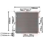 Condenseur (climatisation) VAN WEZEL 06005148