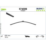 Wischblatt VALEO Silencio 574599, 400mm, Hinten, 1 Stück