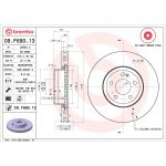 Disco de freno PRIME LINE - Co-Cast BREMBO 09.F690.13,1 Piezza