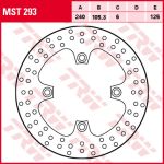 Disque de frein TRW MST293, 1 Pièce