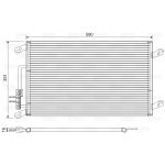 Condensator, airconditioning VALEO 817386