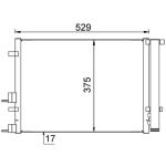 Condensator, airconditioning MAHLE AC 706 000S