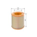 Luftfilter BOSCH FILTRY 1 457 433 233