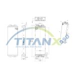 OlieRadiator, motorolie TITANX OX609001