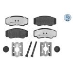 Remblokkenset, schijfrem MEYLE 025 239 2120/PD