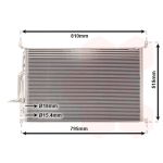 Kondensator, Klimaanlage VAN WEZEL 03005301