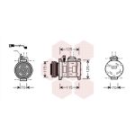 Klimakompressor VAN WEZEL 0600K066