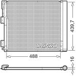 Kondensator, Klimaanlage DENSO DCN46028