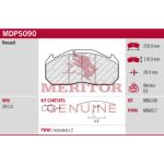 Jeu de plaquettes de frein, frein à disque MERITOR MDP5090