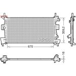 Radiateur, refroidissement du moteur DENSO DRM10114