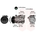Klimakompressor VAN WEZEL 8200K239