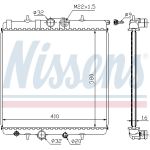 Radiator, motorkoeling NISSENS 63691