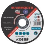 Tarcze do szlifowania MAMMOOTH M.GM27.A30BF.125.6/B