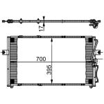 Condensator, airconditioning MAHLE AC 379 000S