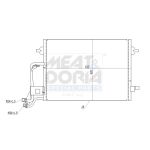 Condenseur (climatisation) MEAT & DORIA 991222