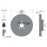Disque de frein TEXTAR 92288725, 1 pièce