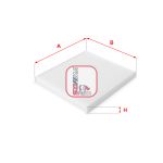 Kupéfilter SOFIMA S 3112 C