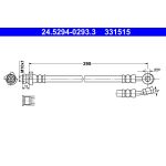 Flexible de frein ATE 24.5294-0293.3