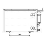 Condensator, airconditioning AVA COOLING FD5583D
