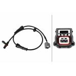 Sensor do ABS traseiro, direito HELLA 6PU 358 219-051