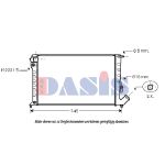 Radiateur moteur AKS DASIS 060015N
