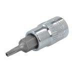Dopsleutelinzetstuk met boring 1/4" TORX PROFITOOL 0X41609