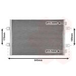 Condensator, airconditioning VAN WEZEL 43005406
