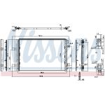 Condensator, airconditioning NISSENS NIS 941283