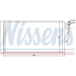 Condensatore, impianto di climatizzazione NISSENS NIS 940118
