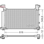 Condensator, airconditioning DENSO DCN50132