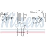 Oljekylare NISSENS 91512