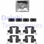 Kit de accesorios, pastilla de freno de disco DELPHI LX0696