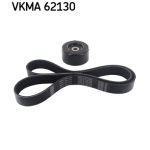 Jeu de courroies trapézoïdales à nervures SKF VKMA 62130