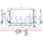 Condensator, airconditioning NISSENS 940976