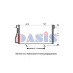 Condensator, airconditioning AKS DASIS 182029N