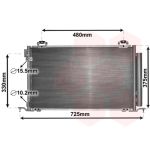 Condenseur (climatisation) VAN WEZEL 53005393