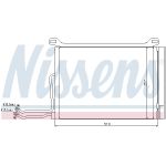 Condensator, airconditioning NISSENS 94615