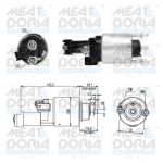 Interruptor solenoide, motor de arranque MEAT & DORIA 46315