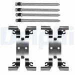 Kit d'accessoires, plaquette de frein à disque DELPHI LX0852