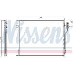 Condensor, airconditioning EASY FIT NISSENS NIS 940370