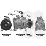 Compressor, ar condicionado VAN WEZEL 0600K498
