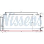 Condensator, airconditioning NISSENS 94830