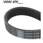 Courroie à nervures trapézoïdales SKF VKMV 6PK1217