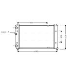 Motorkühler AVA COOLING VN2156