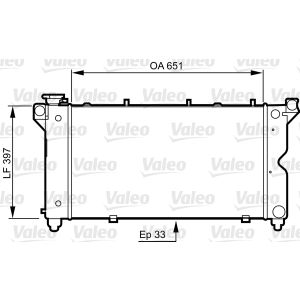 Raffreddatore motore VALEO 731723