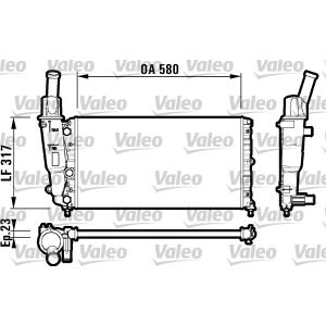 Motorkühler VALEO 732705