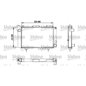 Motorkühler VALEO 883463